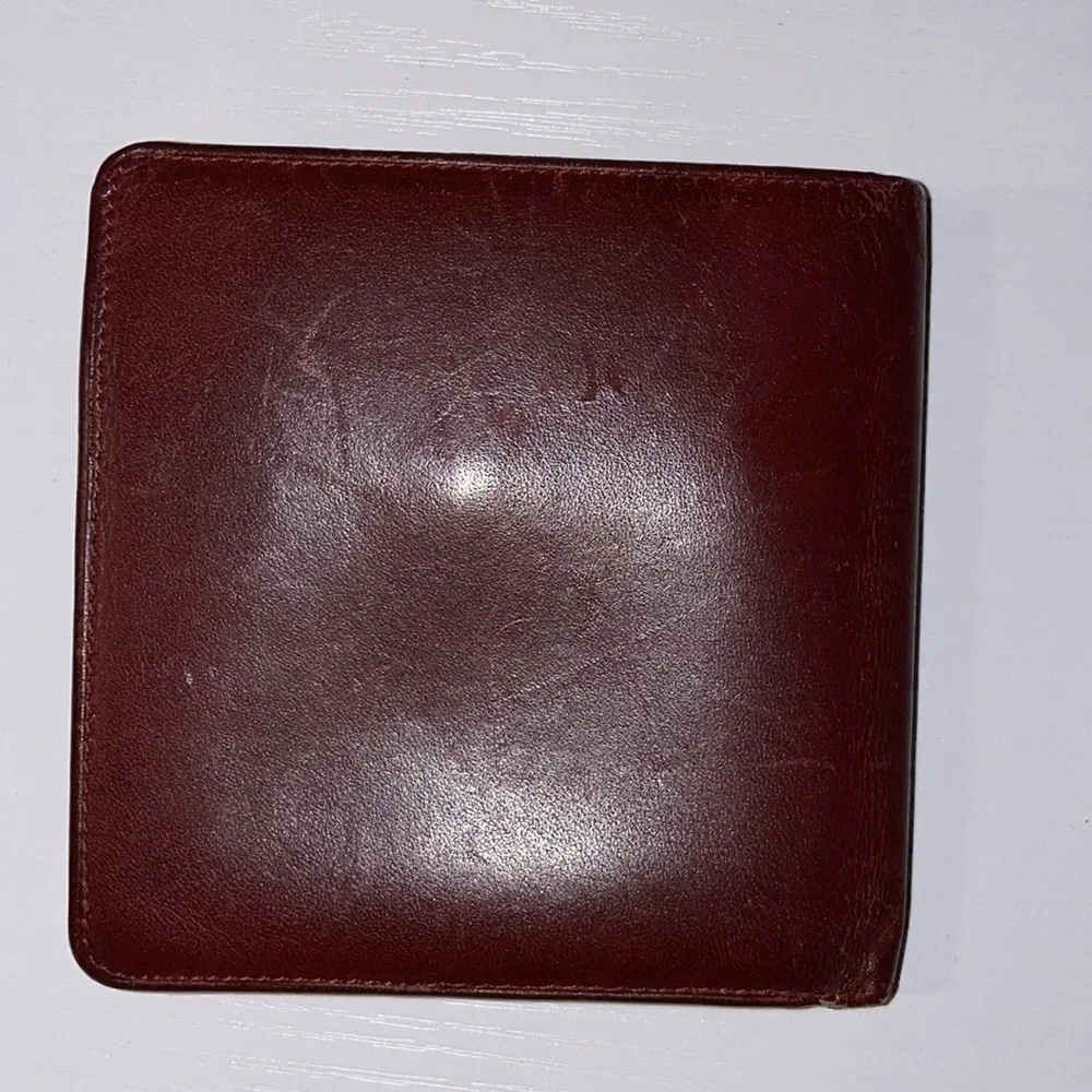 Cartier Burgundy Men’s Bifold Wallet ✨